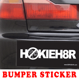 Hokie Hater Bumper Sticker